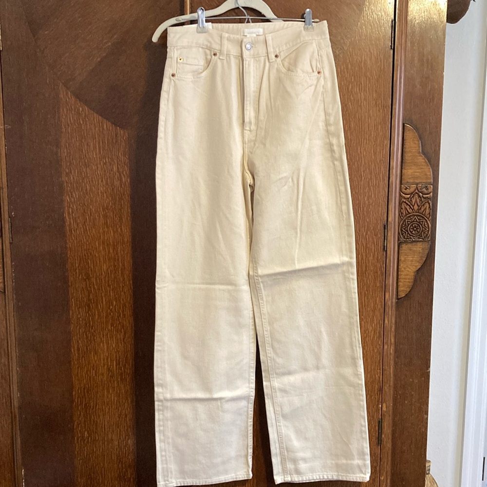 NWT H&M Wide Leg High Waist Jeans
